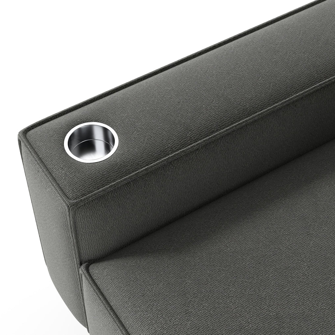 Sectional Sofa with Cup Holder for Living Room,Apartment,Bedroom