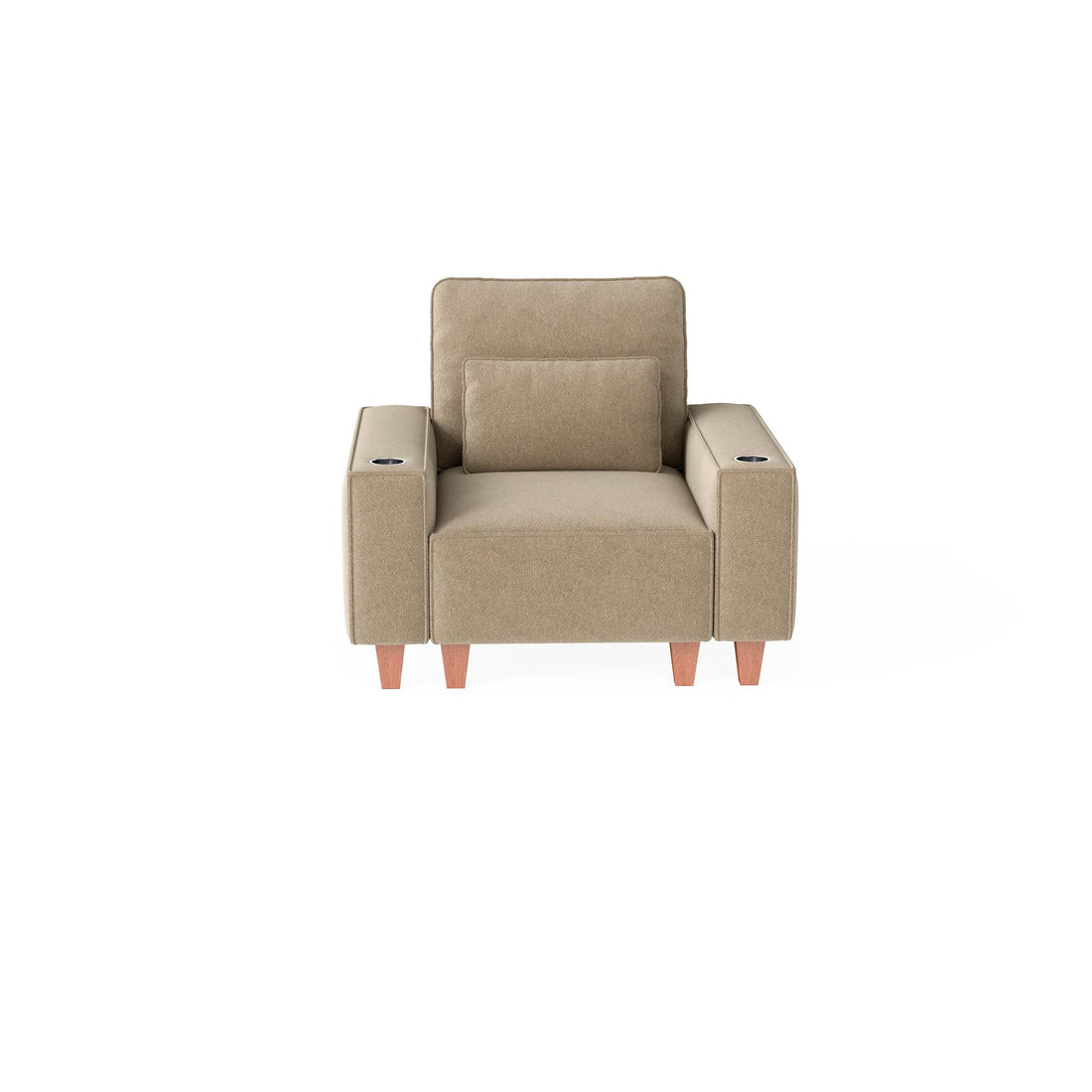 Sectional Sofa with Cup Holder for Living Room,Apartment,Bedroom