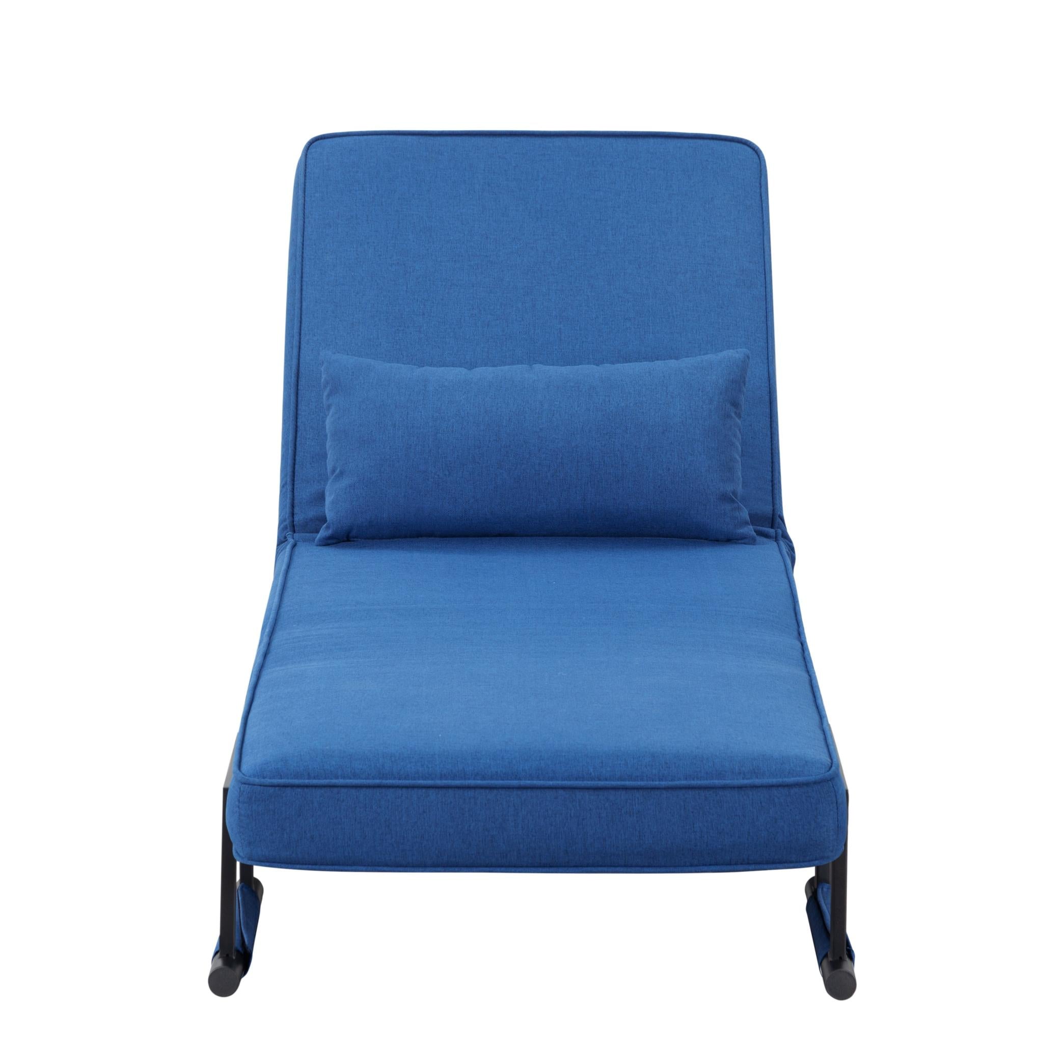 26” Folding Arm Chair Lounge 4-in-1 Convertible Sofa Bed