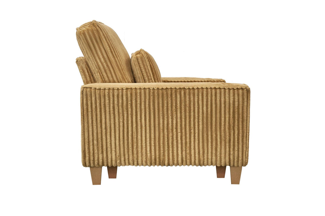 Corduroy Sectional Sofa with Cup Holder for Living Room（single sofa chair/2 Seater Loveseat/3 Seater sofa）