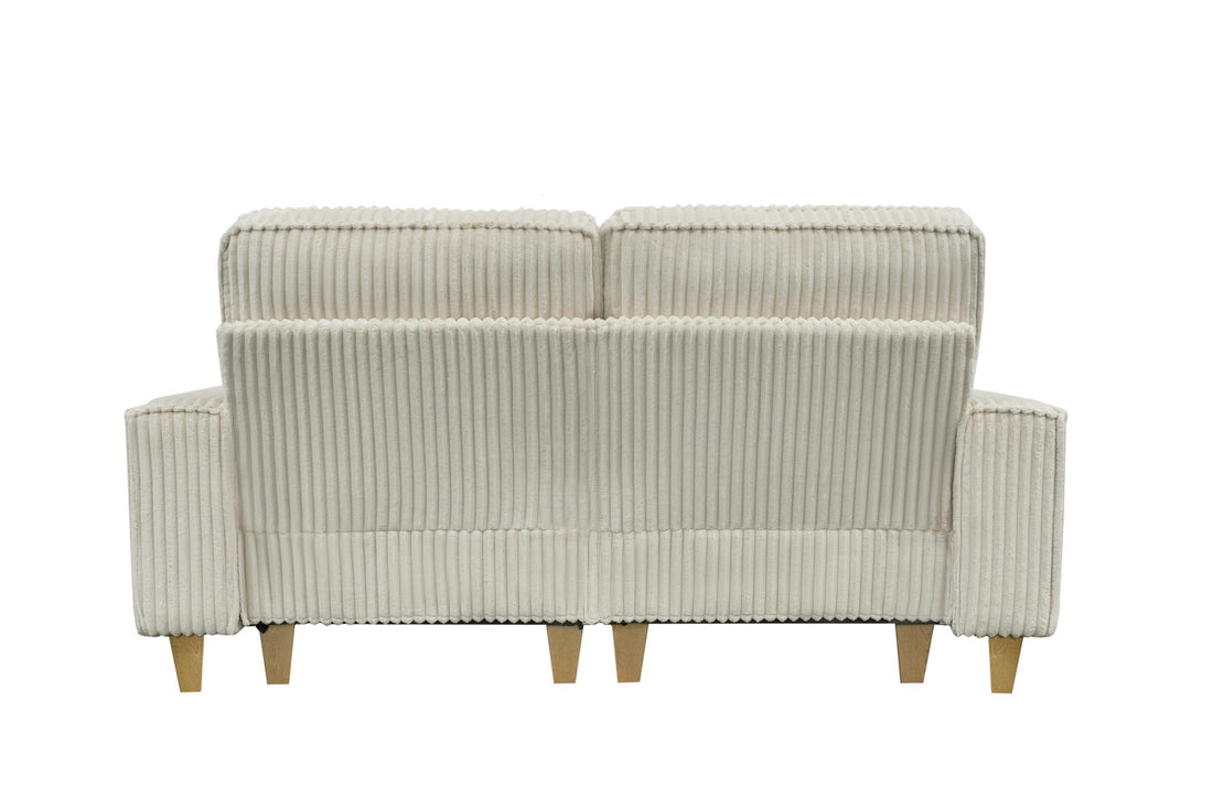 Corduroy Sectional Sofa with Cup Holder for Living Room（single sofa chair/2 Seater Loveseat/3 Seater sofa）