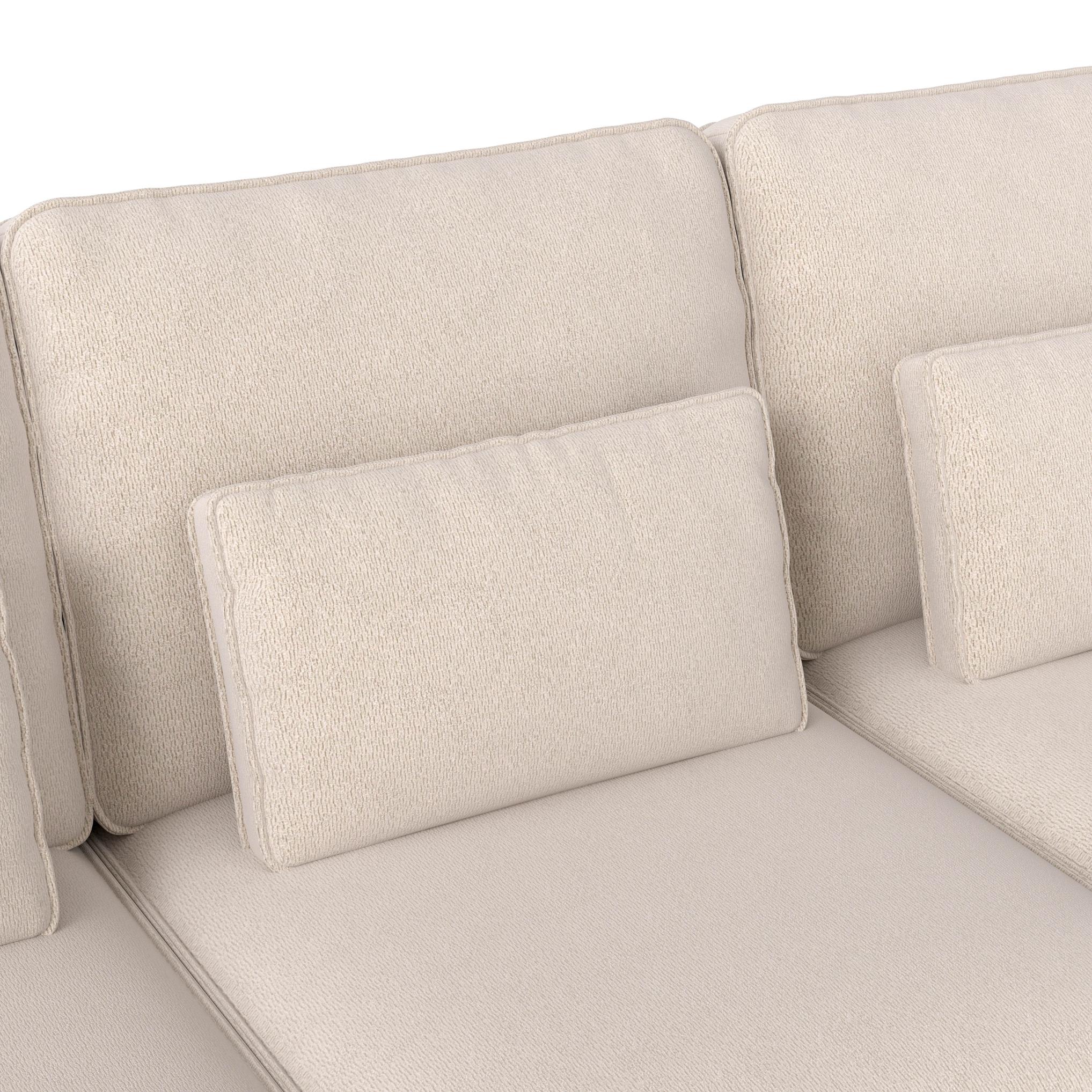 Sectional Sofa with Cup Holder for Living Room,Apartment,Bedroom