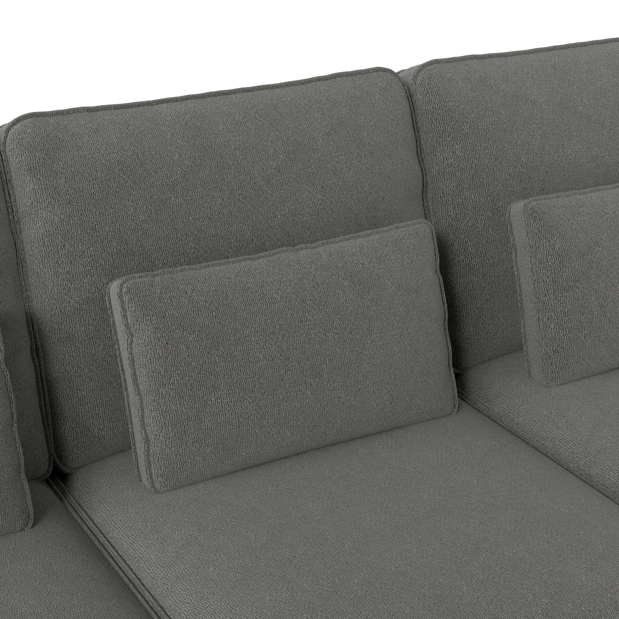 Sectional Sofa with Cup Holder for Living Room,Apartment,Bedroom