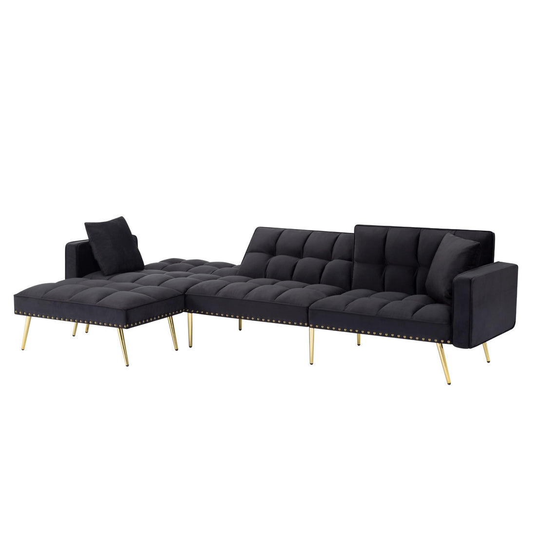 107” Sectional Sleeper Sofa bed
