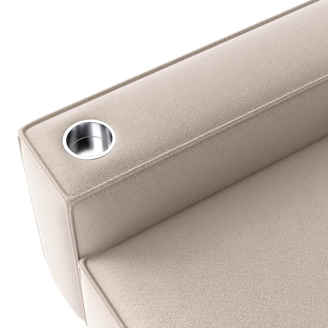 Sectional Sofa with Cup Holder for Living Room,Apartment,Bedroom