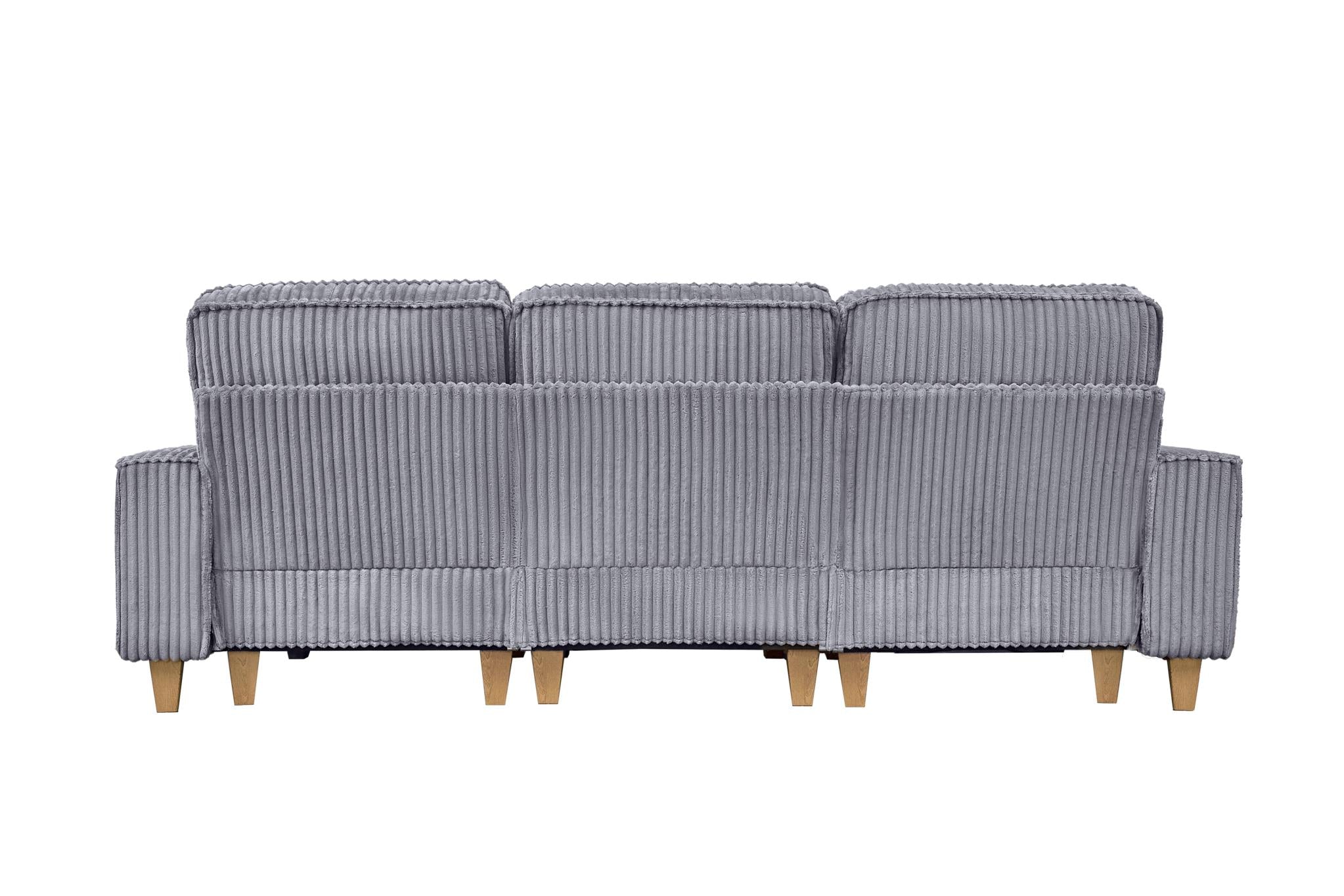 Corduroy Sectional Sofa with Cup Holder for Living Room（single sofa chair/2 Seater Loveseat/3 Seater sofa）