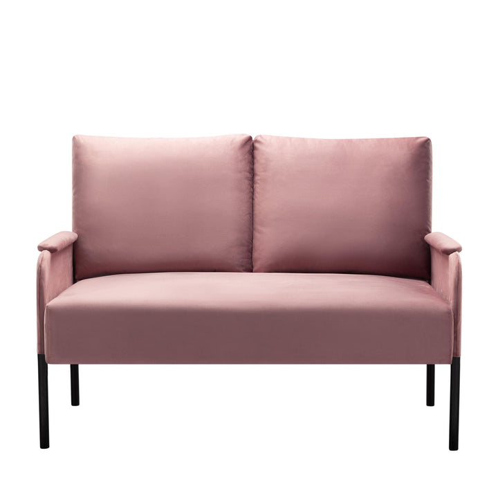 45.7” Metal Frame Loveseat Couch