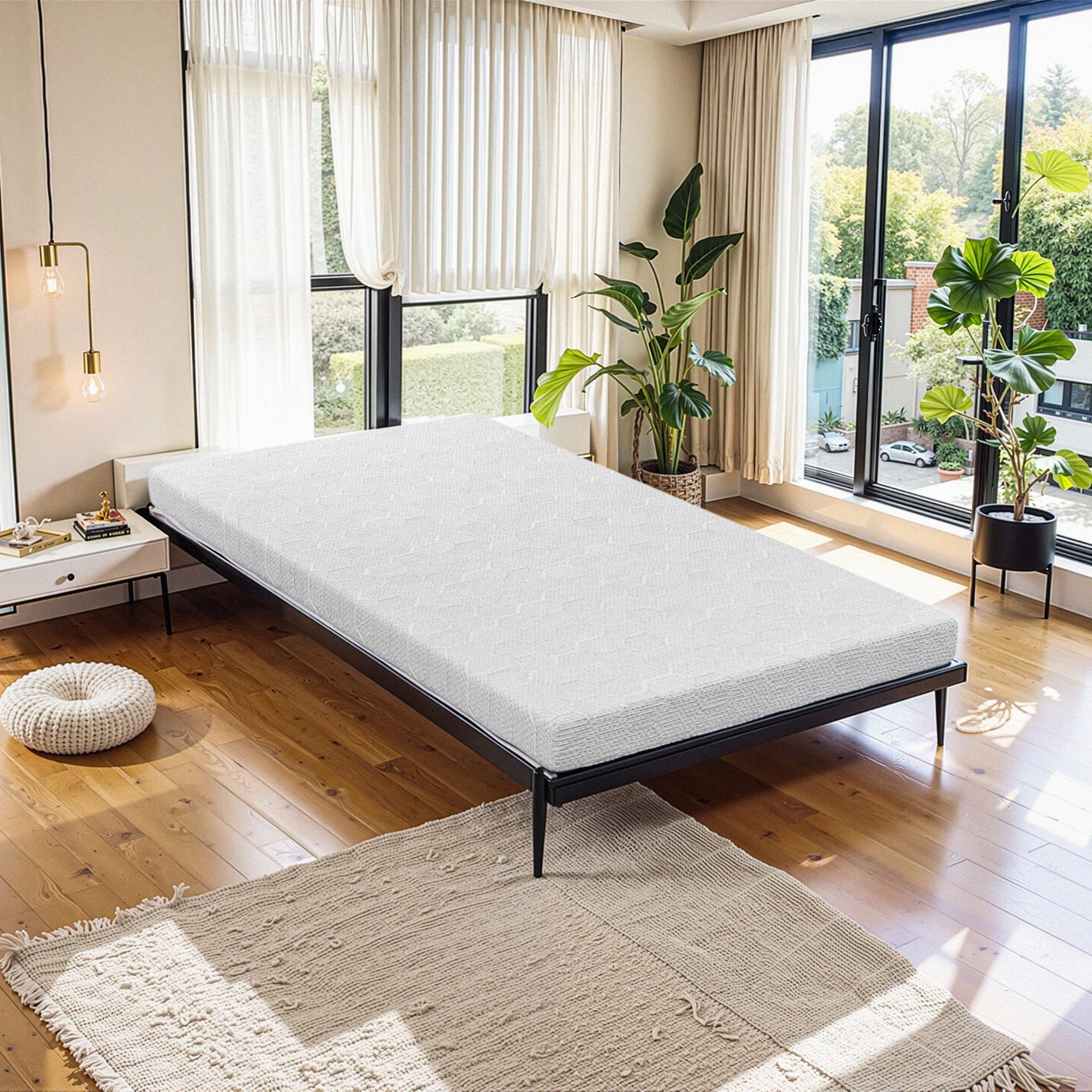 2/3/4 inch mattress with memory foam, bring you a comfortable sleep, suitable for many scenarios-Twin Size
