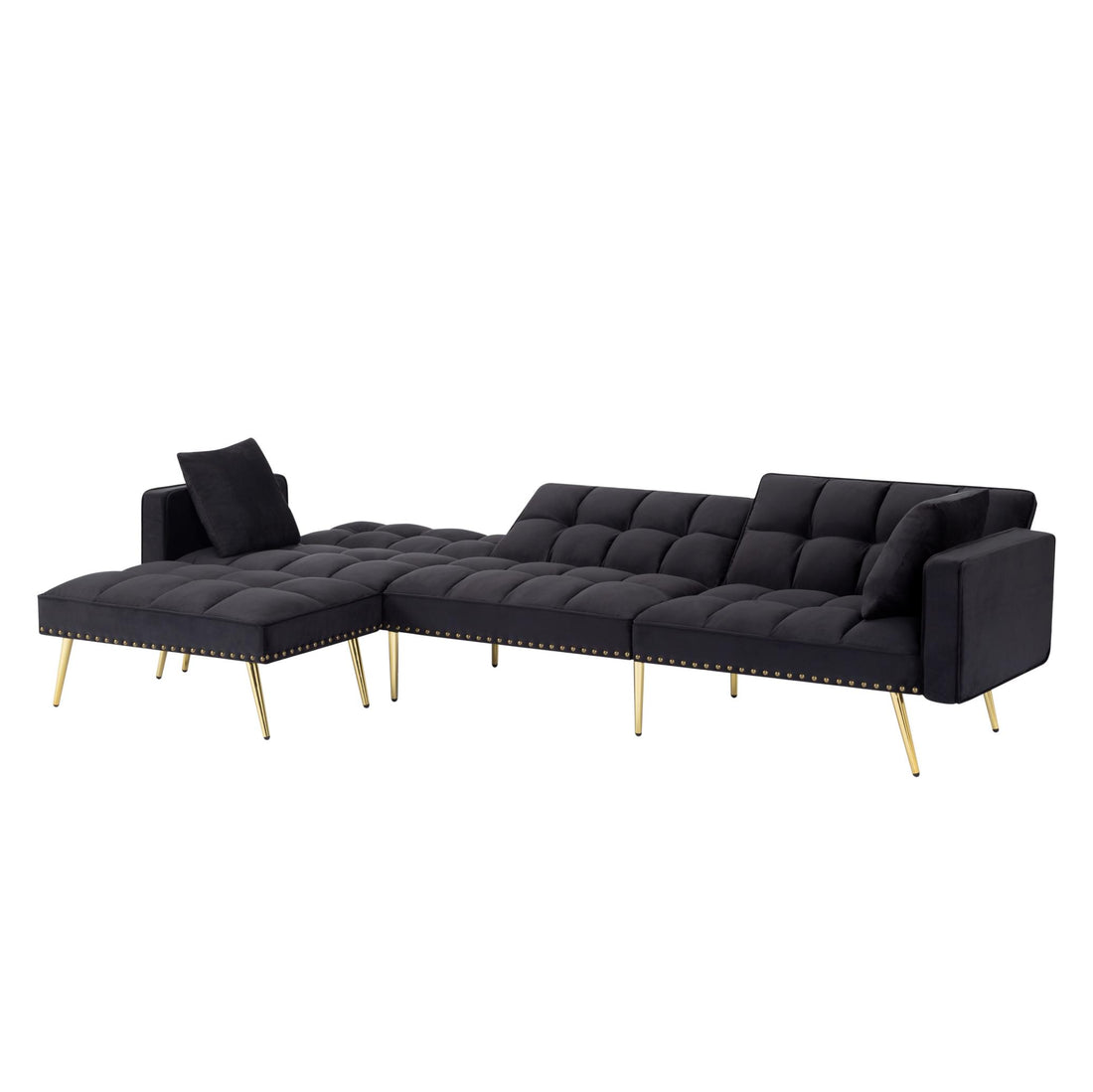 107” Sectional Sleeper Sofa bed