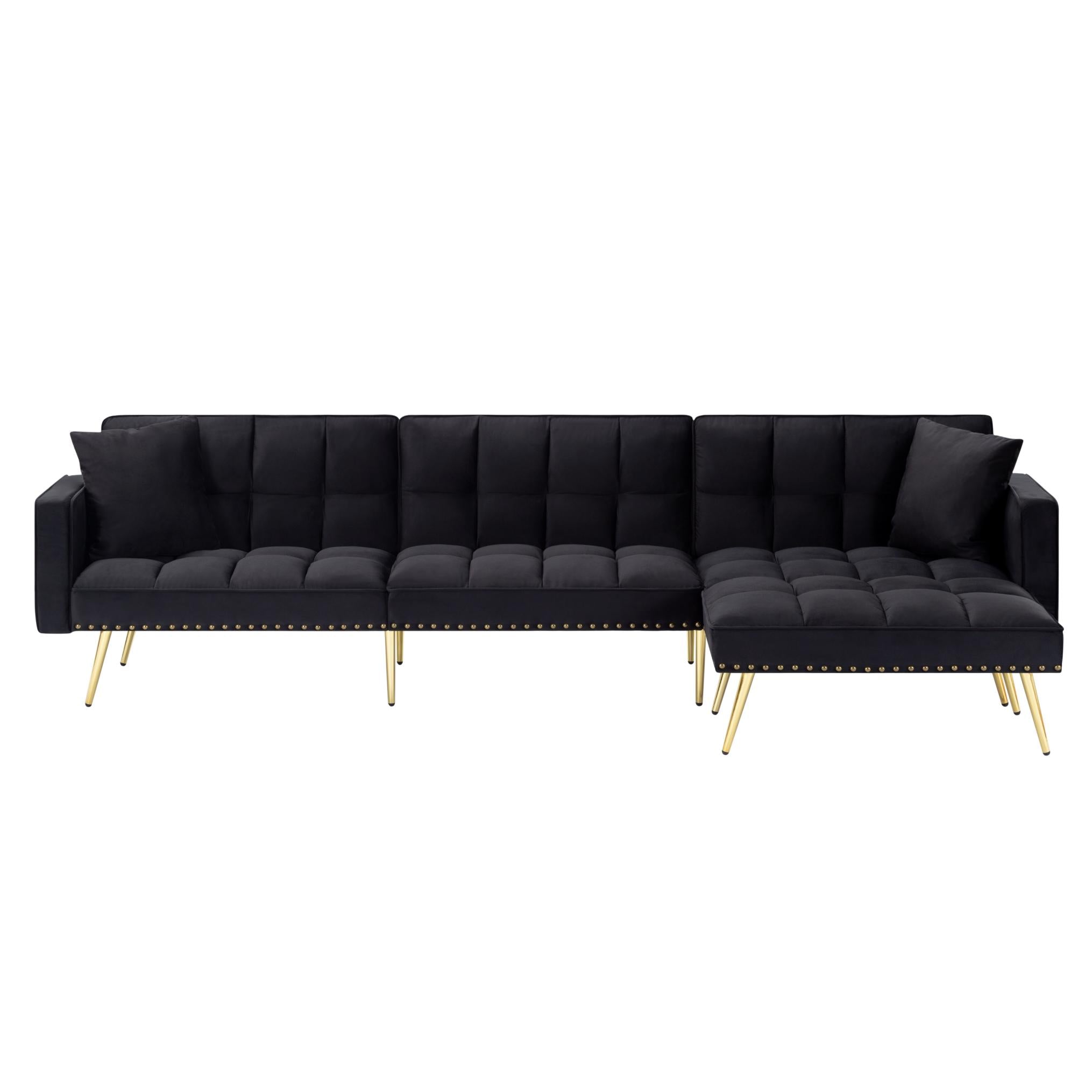 107” Sectional Sleeper Sofa bed