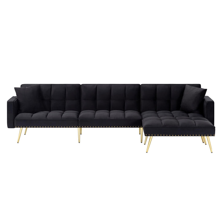 107” Sectional Sleeper Sofa bed