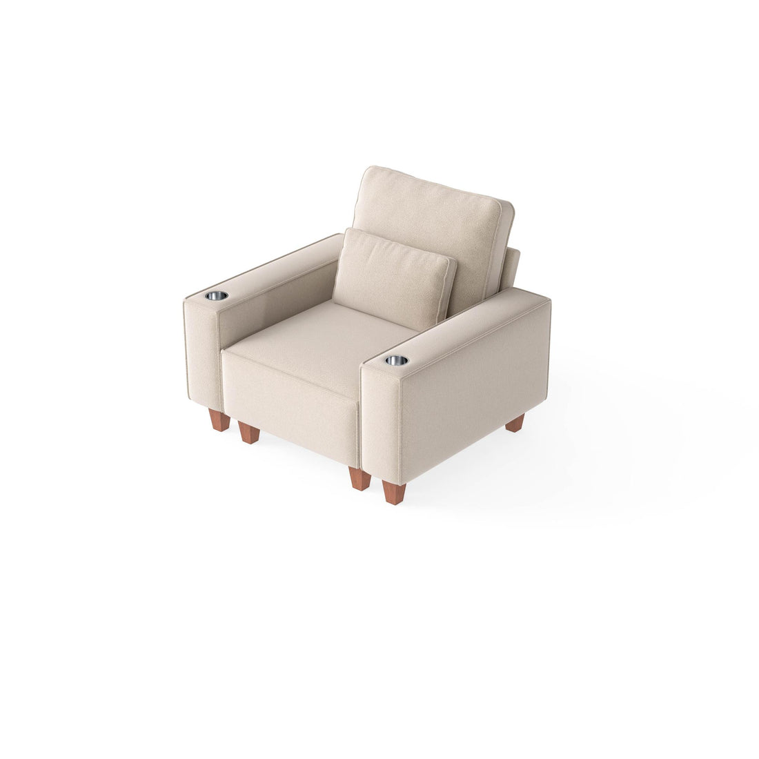 Sectional Sofa with Cup Holder for Living Room,Apartment,Bedroom
