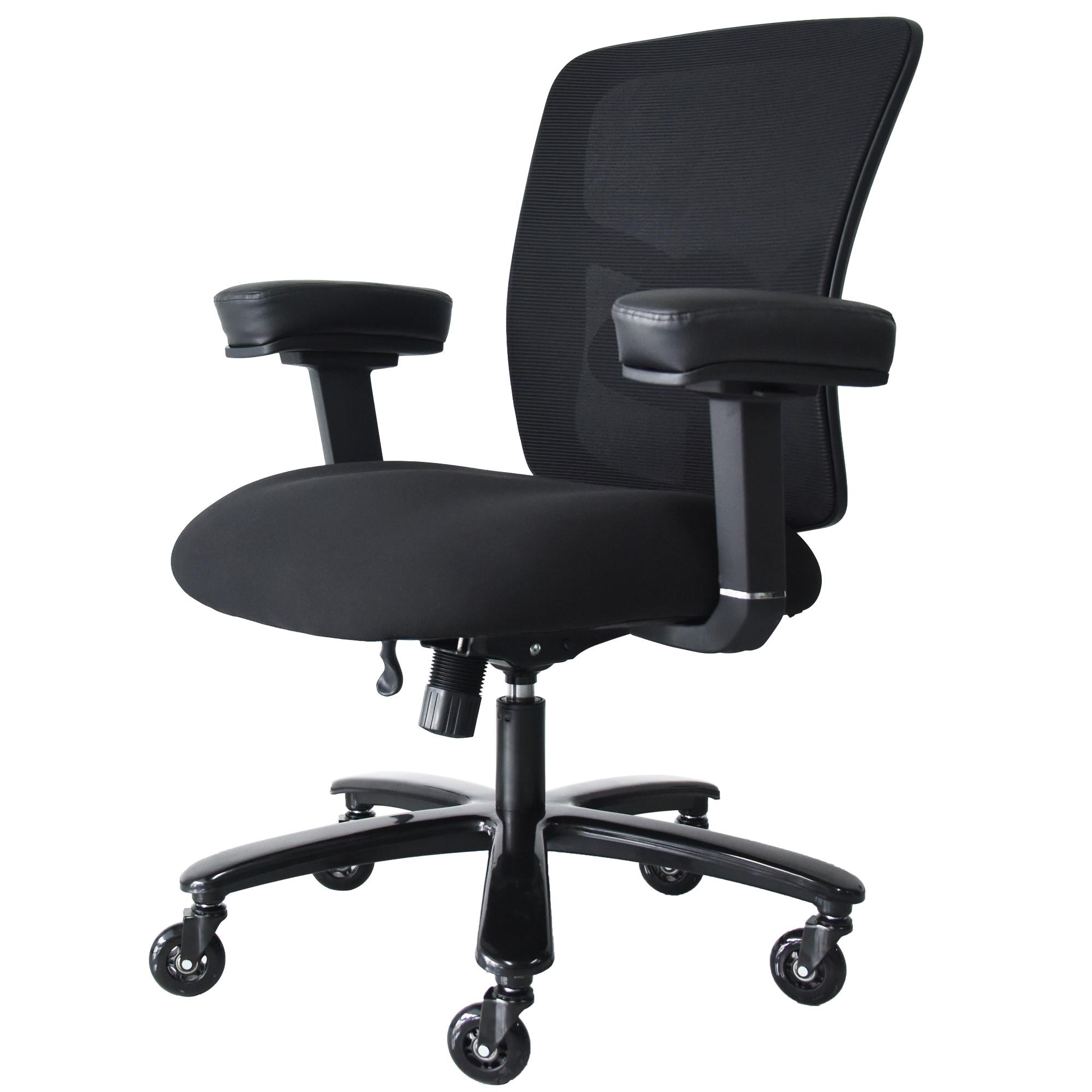 Big and Tall Office Chair 400lbs, Ergonomic Mesh Desk Computer Chair with Adjustable Lumbar Support Arms High Back Wide Seat Task Executive Rolling Sw