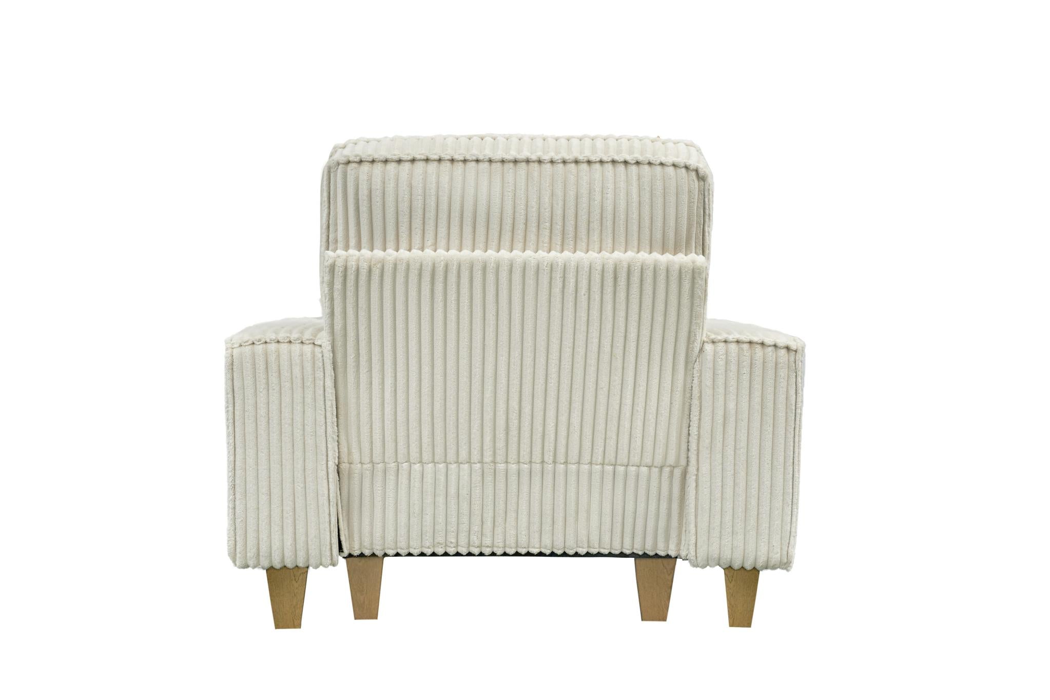 Corduroy Sectional Sofa with Cup Holder for Living Room（single sofa chair/2 Seater Loveseat/3 Seater sofa）