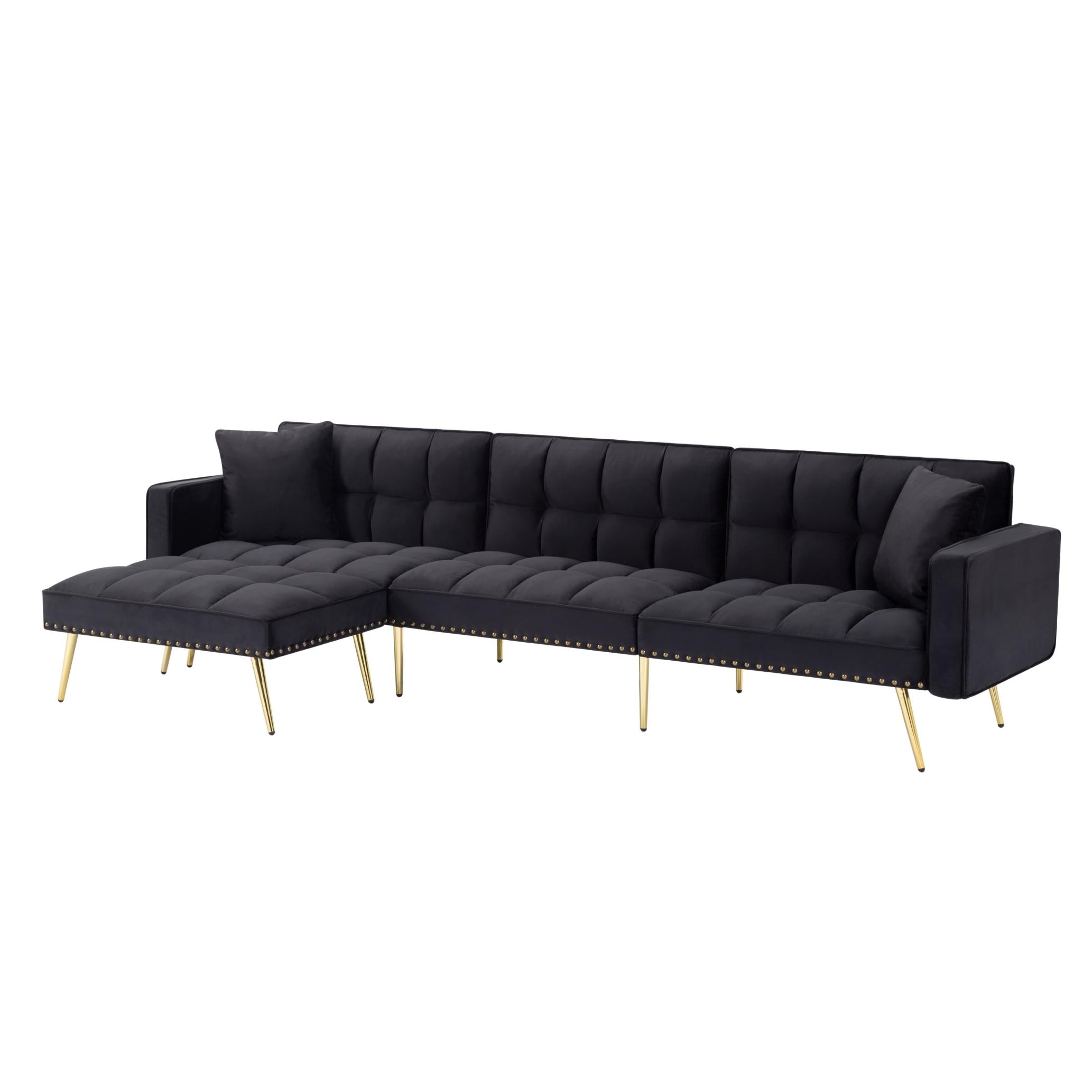 107” Sectional Sleeper Sofa bed