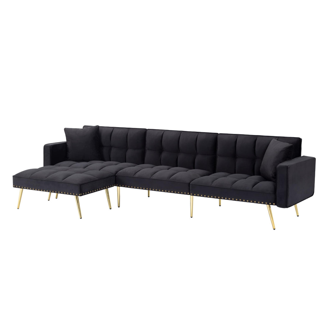 107” Sectional Sleeper Sofa bed