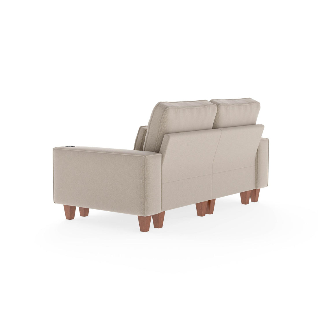 Sectional Sofa with Cup Holder for Living Room,Apartment,Bedroom