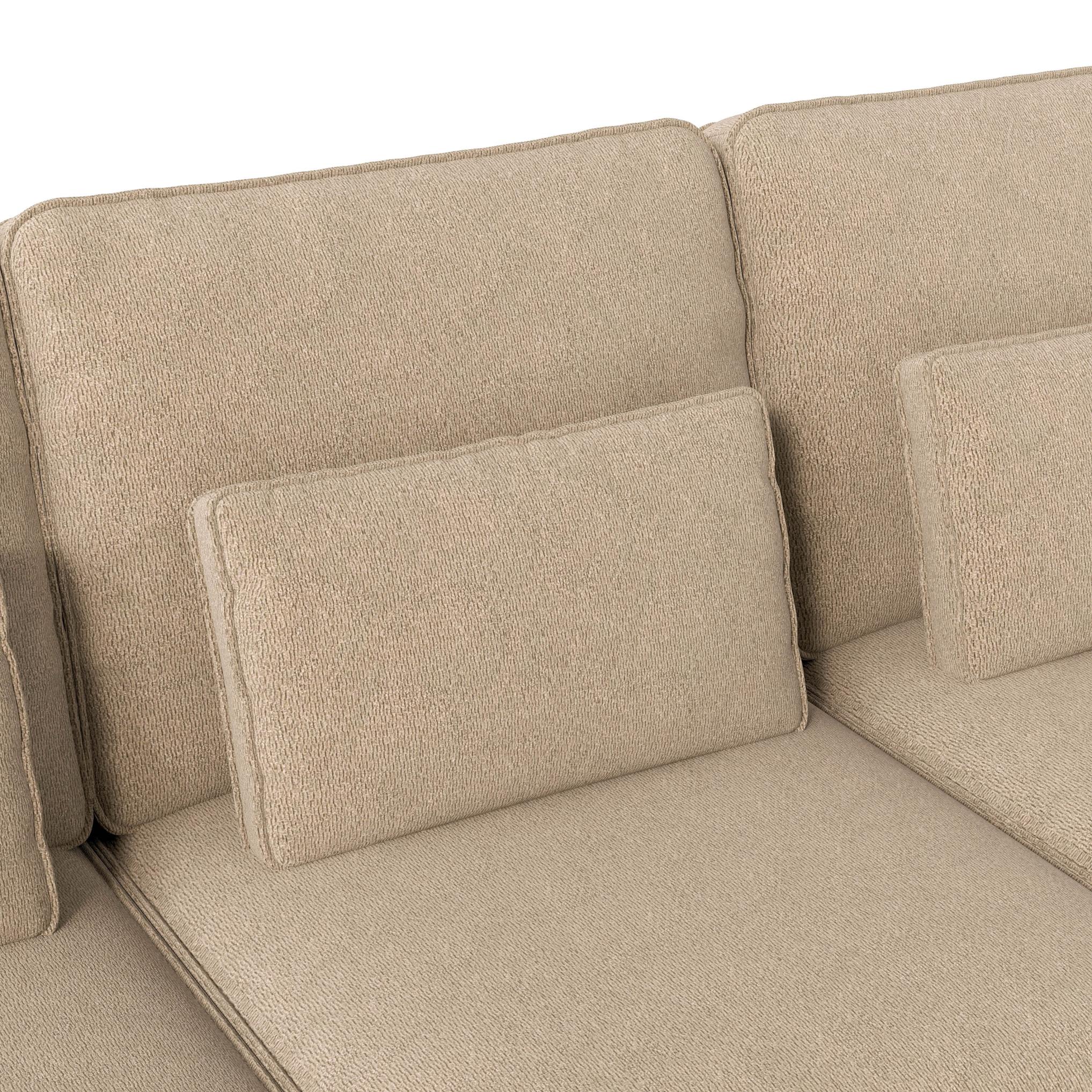 Sectional Sofa with Cup Holder for Living Room,Apartment,Bedroom