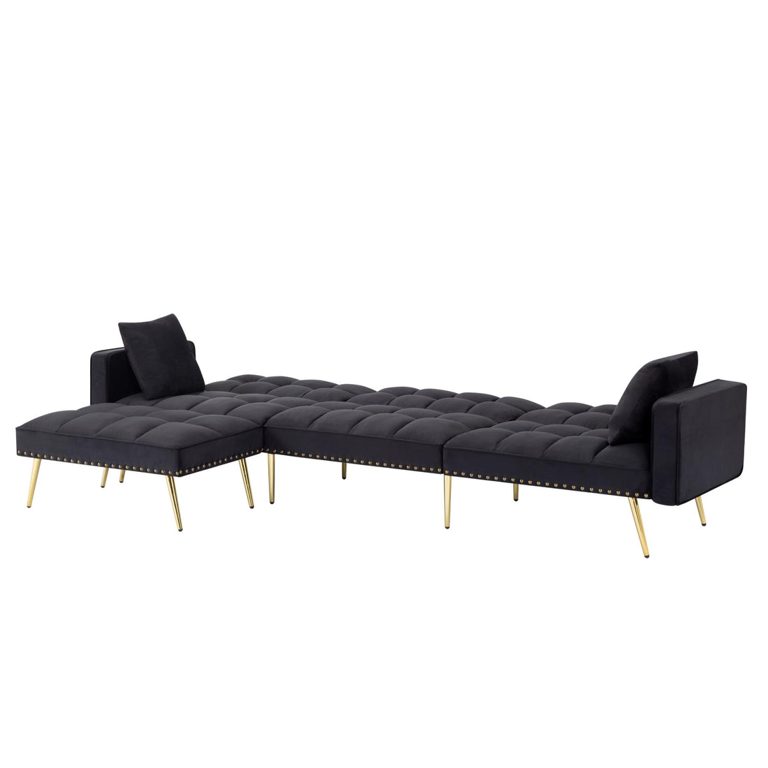 107” Sectional Sleeper Sofa bed