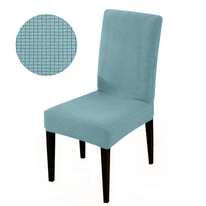 Durable Elastic Fabric Cover For Dining Chairs,Jacquard Chair Cover,Chairs Covers Stretch For Kitchens Home Living Room Decor
