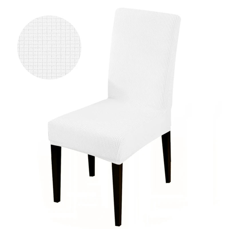 Durable Elastic Fabric Cover For Dining Chairs,Jacquard Chair Cover,Chairs Covers Stretch For Kitchens Home Living Room Decor