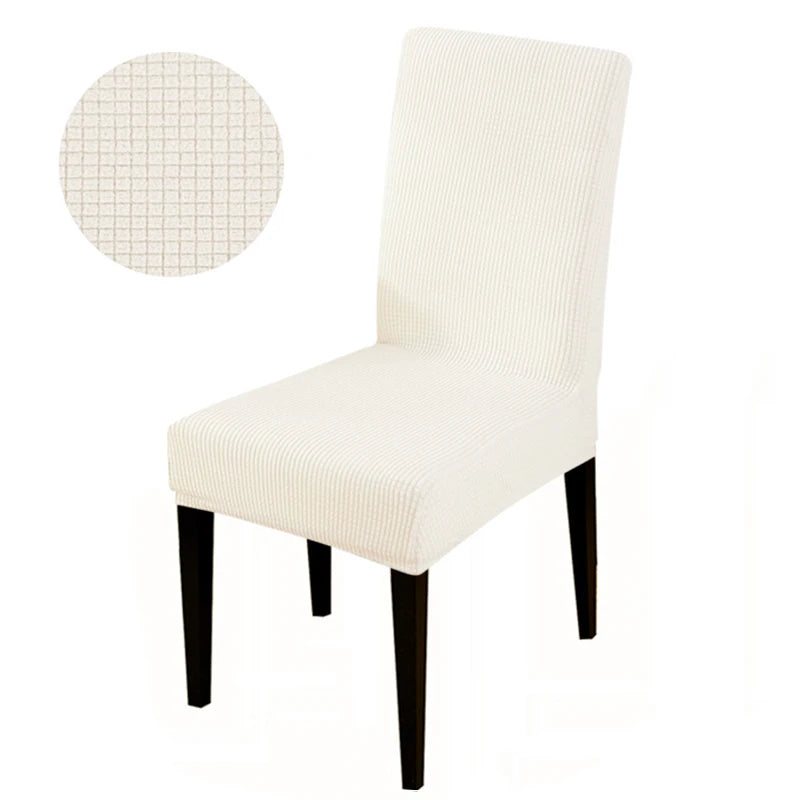 Durable Elastic Fabric Cover For Dining Chairs,Jacquard Chair Cover,Chairs Covers Stretch For Kitchens Home Living Room Decor