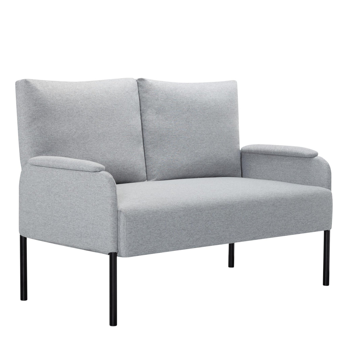 45.7” Metal Frame Loveseat Couch