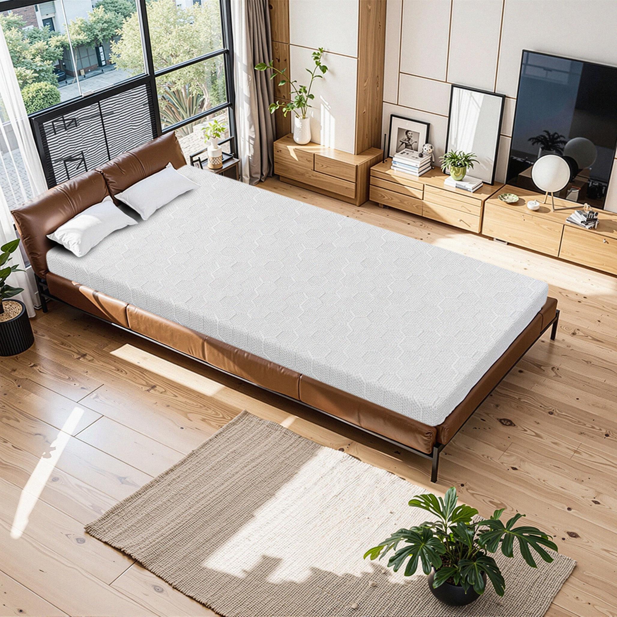 2/3/4 inch mattress with memory foam, bring you a comfortable sleep, suitable for many scenarios-Twin Size