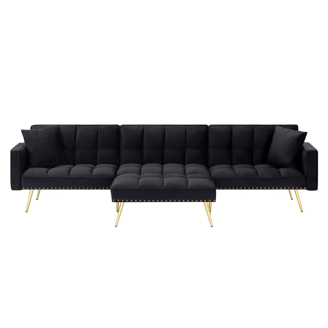 107” Sectional Sleeper Sofa bed