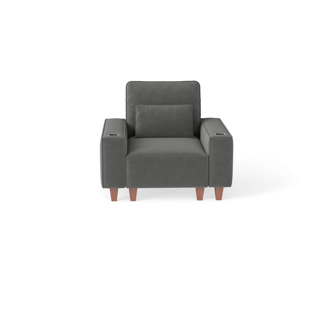 Sectional Sofa with Cup Holder for Living Room,Apartment,Bedroom