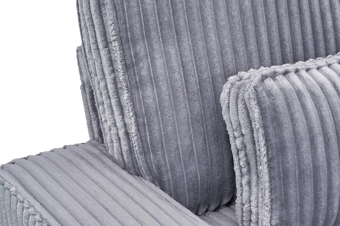 Corduroy Sectional Sofa with Cup Holder for Living Room（single sofa chair/2 Seater Loveseat/3 Seater sofa）
