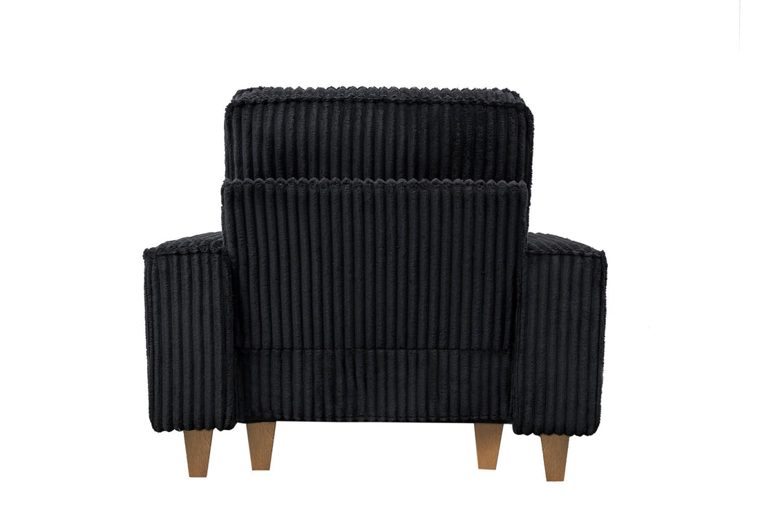 Corduroy Sectional Sofa with Cup Holder for Living Room（single sofa chair/2 Seater Loveseat/3 Seater sofa）