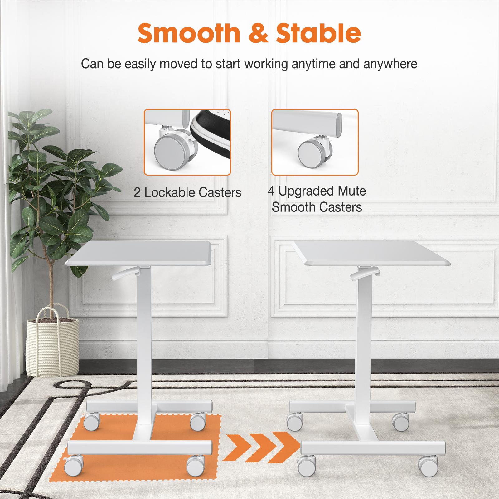 Small Standing Desk Mobile Standing Desk Adjustable Height