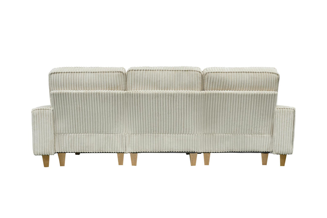 Corduroy Sectional Sofa with Cup Holder for Living Room（single sofa chair/2 Seater Loveseat/3 Seater sofa）