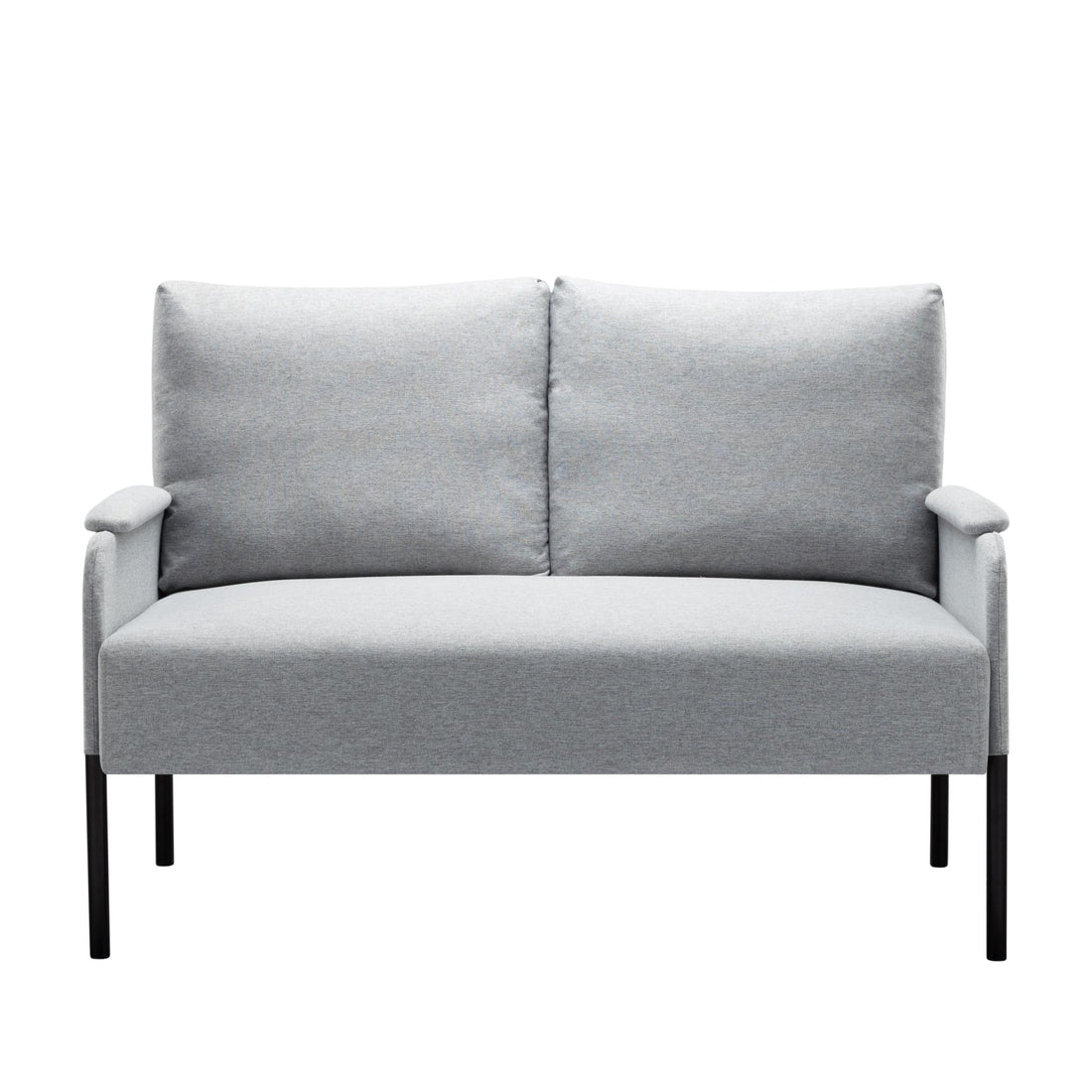 45.7” Metal Frame Loveseat Couch