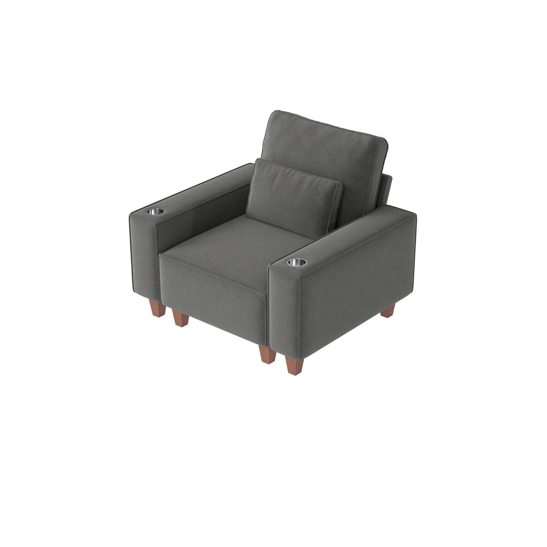 Sectional Sofa with Cup Holder for Living Room,Apartment,Bedroom