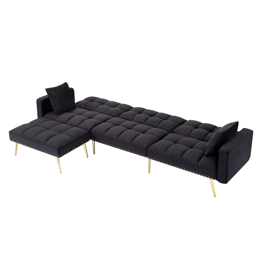 107” Sectional Sleeper Sofa bed
