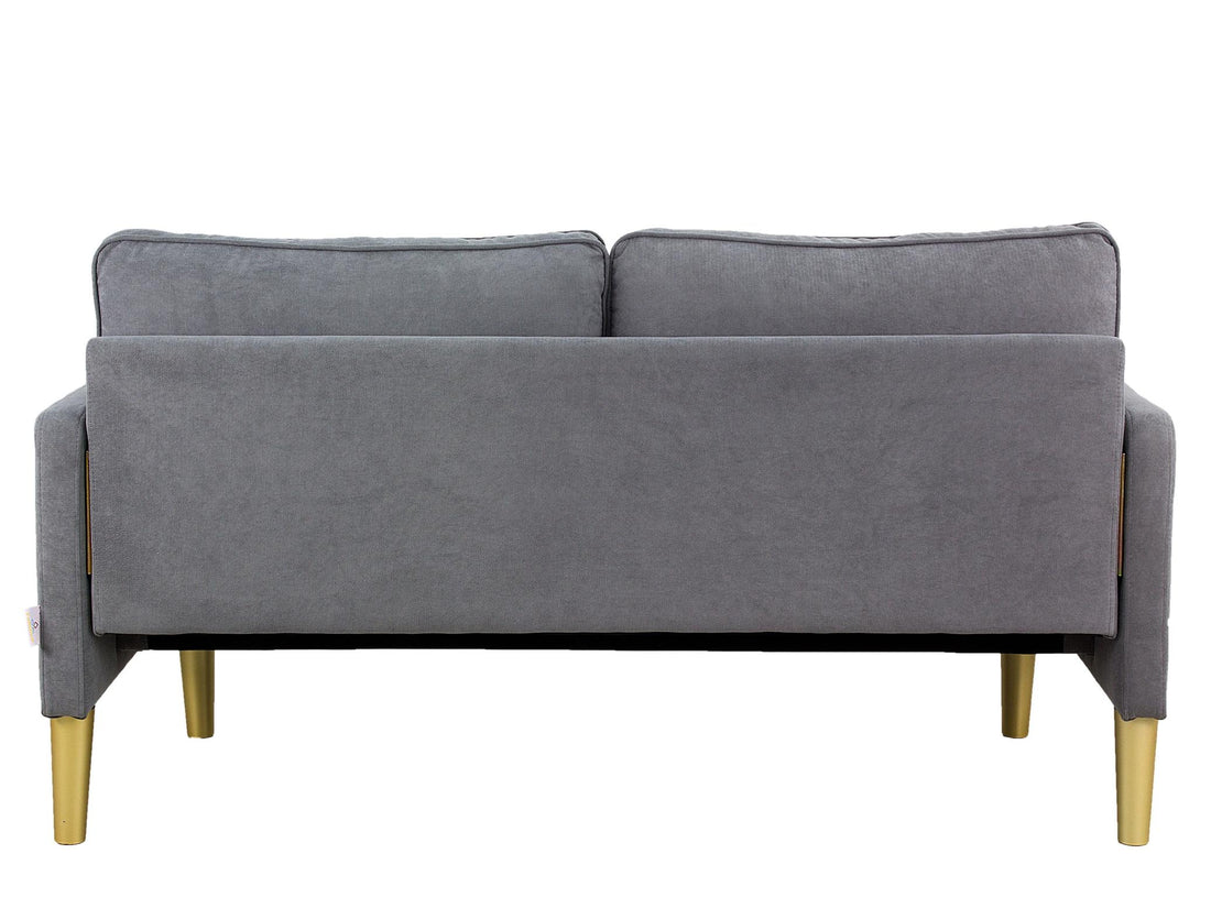 Linen Sofa Couch With 2 Pillows, Mid Century Modern Couches, 3 Seater  Couches For Bedroom Furniture, Home Office